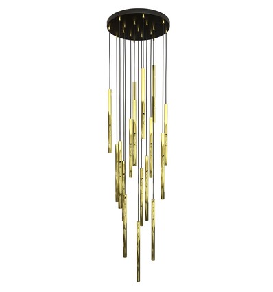Selter 17 Premium Guld pendellampe - Ø2 cm, G9, 230V, uden lyskilde