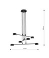 Modus 6 Sort pendellampe - GX53, 230V, uden lyskilde