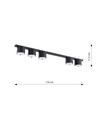 Nano 5 Sort loftslampe - GU10 AR111, 230V, uden lyskilde