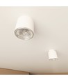 Nano 1 Hvid loftslampe - GU10 AR111, 230V, uden lyskilde