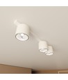 Nano 3 Hvid loftslampe - GU10 AR111, 230V, uden lyskilde