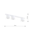 Nano 3 Hvid loftslampe - GU10 AR111, 230V, uden lyskilde