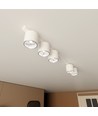 Nano 5 Hvid loftslampe - GU10 AR111, 230V, uden lyskilde