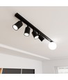 Baster 5 Sort loftslampe - Ø14 cm, GU10 & E14, 230V, uden lyskilde