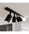 Baster 5 Sort loftslampe - Ø14 cm, GU10 & E14, 230V, uden lyskilde