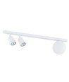 Baster 3 Hvid loftslampe - Ø14 cm, GU10 & E14, 230V, uden lyskilde