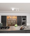 Baster 3 Hvid loftslampe - Ø14 cm, GU10 & E14, 230V, uden lyskilde