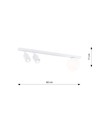 Baster 3 Hvid loftslampe - Ø14 cm, GU10 & E14, 230V, uden lyskilde