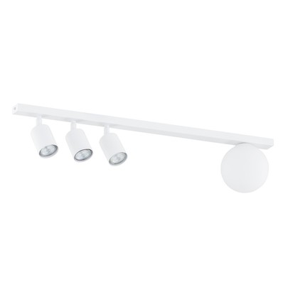 Baster 4 Hvid loftslampe - Ø14 cm, GU10 & E14, 230V, uden lyskilde