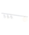 Baster 4 Hvid loftslampe - Ø14 cm, GU10 & E14, 230V, uden lyskilde
