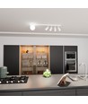 Baster 5 Hvid loftslampe - Ø14 cm, GU10 & E14, 230V, uden lyskilde