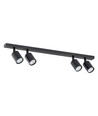Flash 4 Sort loftslampe - GU10, 230V, uden lyskilde