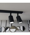Flash 4 Sort loftslampe - GU10, 230V, uden lyskilde