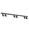 Flash 6 Sort loftslampe - GU10, 230V, uden lyskilde