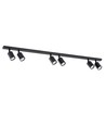Flash 6 Sort loftslampe - GU10, 230V, uden lyskilde