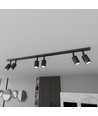 Flash 6 Sort loftslampe - GU10, 230V, uden lyskilde