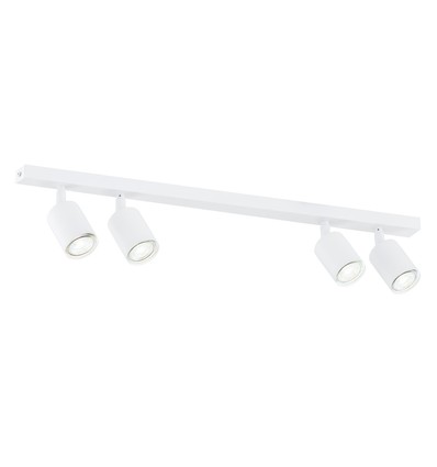 Flash 4 Hvid loftslampe - GU10, 230V, uden lyskilde