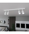 Flash 4 Hvid loftslampe - GU10, 230V, uden lyskilde