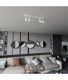 Flash 4 Hvid loftslampe - GU10, 230V, uden lyskilde