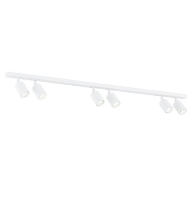 Flash 6 Hvid loftslampe - GU10, 230V, uden lyskilde