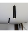 Tecno 1M Sort loftslampe - GU10, 230V, uden lyskilde