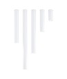 Tecno 1XL Hvid loftslampe - GU10, 230V, uden lyskilde