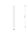 Tecno 1XL Hvid loftslampe - GU10, 230V, uden lyskilde