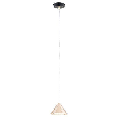 Elit 1 Sort/Guld pendellampe - GX53, 230V, uden lyskilde