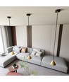 Elit 1 Sort/Guld pendellampe - GX53, 230V, uden lyskilde
