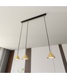 Elit 3 Sort/Guld pendellampe - GX53, 230V, uden lyskilde