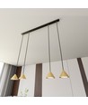 Elit 4 Sort/Guld pendellampe - GX53, 230V, uden lyskilde