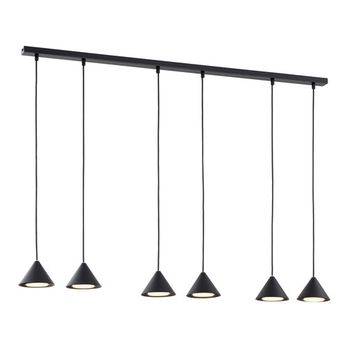 Elit 6 Sort pendellampe - GX53, 230V, uden lyskilde
