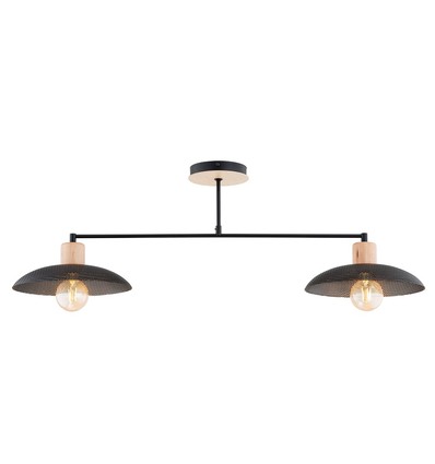 Kobe 2 Sort lysekrone - Ø30 cm, E27, 230V, uden lyskilde