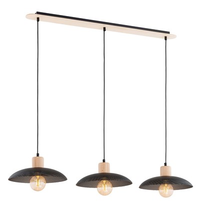 Kobe 3 Sort lysekrone - Ø30 cm, E27, 230V, uden lyskilde