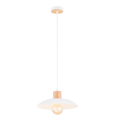 Kobe 1 Hvid lysekrone - Ø30 cm, E27, 230V, uden lyskilde