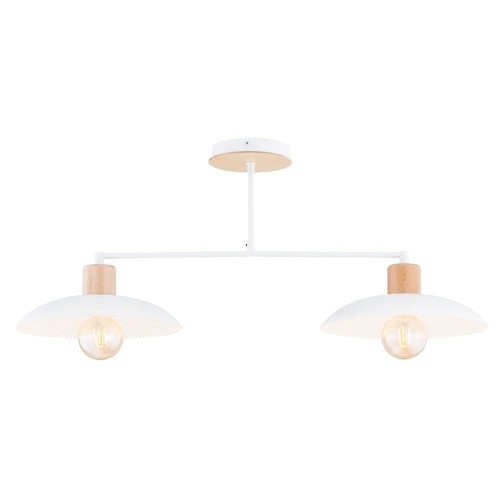 Kobe 2 Hvid lysekrone - Ø30 cm, E27, 230V, uden lyskilde
