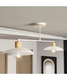 Kobe 2 Hvid lysekrone - Ø30 cm, E27, 230V, uden lyskilde