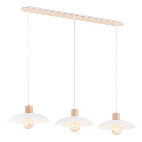 Kobe 3 Hvid lysekrone - Ø30 cm, E27, 230V, uden lyskilde
