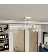 Kobe 4 Hvid lysekrone - Ø30 cm, E27, 230V, uden lyskilde