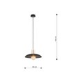 Spirit 1 Sort lysekrone - Ø30 cm, E27, 230V, uden lyskilde