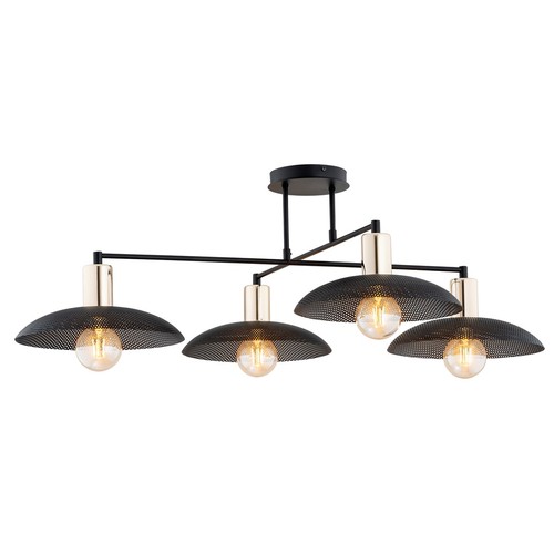 Spirit 4 Sort lysekrone - Ø30 cm, E27, 230V, uden lyskilde