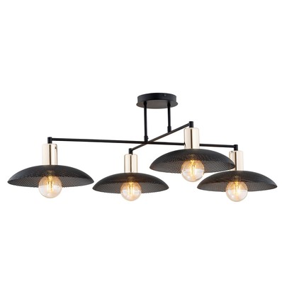 Spirit 4 Sort lysekrone - Ø30 cm, E27, 230V, uden lyskilde
