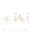 Spirit 4 Hvid lysekrone - Ø30 cm, E27, 230V, uden lyskilde
