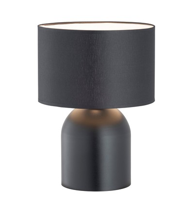 Aspen LN1 Sort/Hvid bordlampe - Ø25 cm, E27, 230V, uden lyskilde