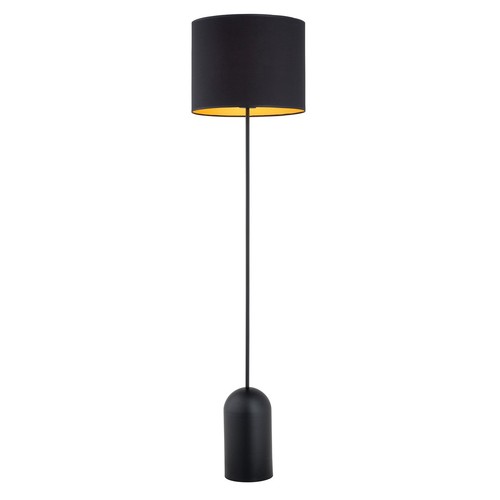 Aspen LP1 Sort/Guld gulvlampe - Ø35 cm, E27, 230V, uden lyskilde
