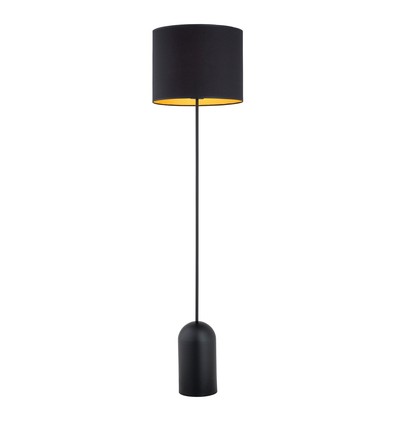 Aspen LP1 Sort/Guld gulvlampe - Ø35 cm, E27, 230V, uden lyskilde