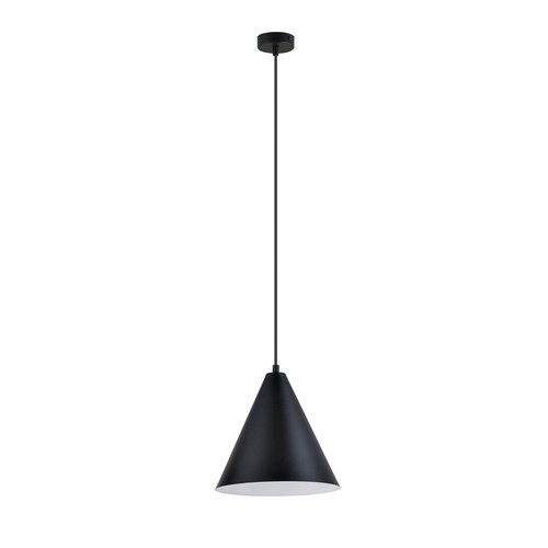 Rebel 1 Sort/Hvid pendellampe - Ø23.5 cm, E27, 230V, uden lyskilde