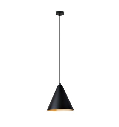 Rebel 1 Sort/Guld pendellampe - Ø23.5 cm, E27, 230V, uden lyskilde