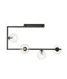 Soma 4 Sort/Transparent loftslampe - Ø14 cm, E14, 230V, uden lyskilde
