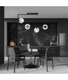 Soma 4 Sort/Transparent loftslampe - Ø14 cm, E14, 230V, uden lyskilde